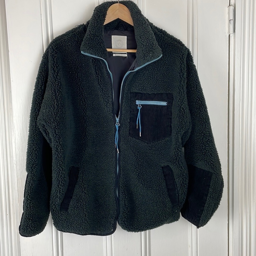 Urban Outfitters Black Fleece Oversized Jacket Small